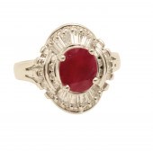 PLATINUM BURMESE RUBY & DIA. R