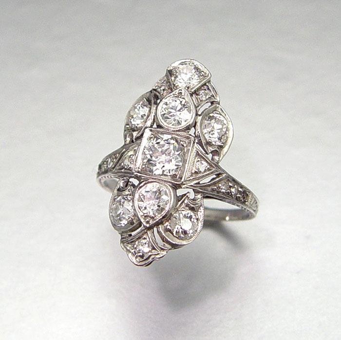 PLATINUM DECO 1.65 CTW DIAMOND