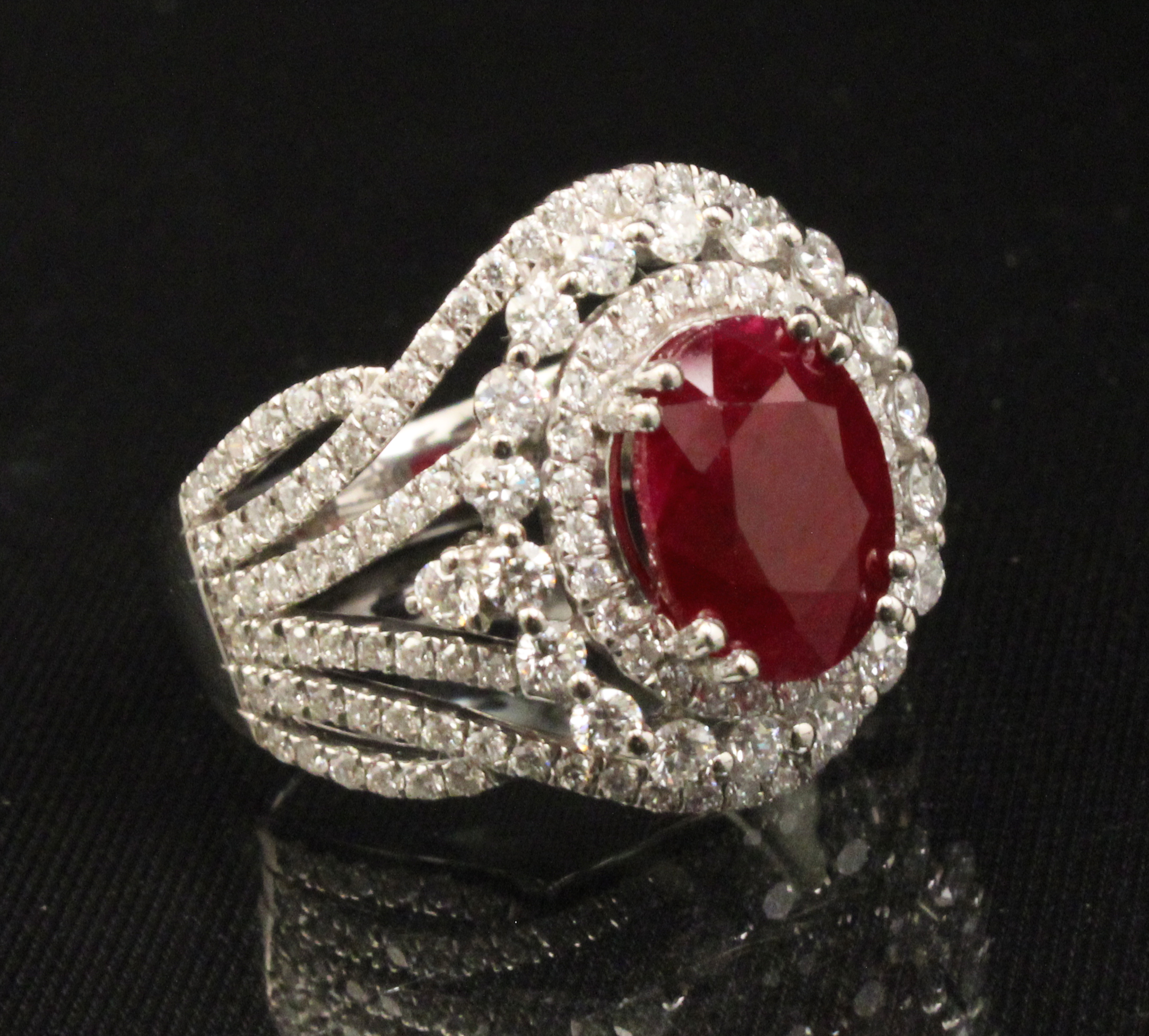 PLATINUM DIAMOND AND 3.27 CT