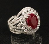 PLATINUM DIAMOND AND 3.27 CT B