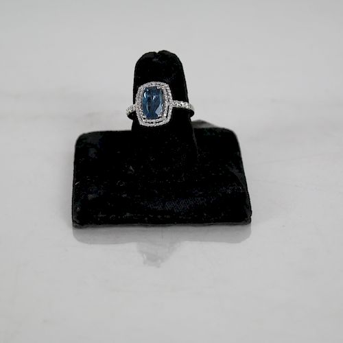 PLATINUM, DIAMOND AND AQUAMARINE