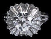 PLATINUM DIAMOND AND BAGUETTE