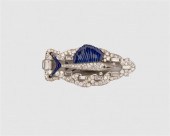 PLATINUM, DIAMOND, AND ENAMEL