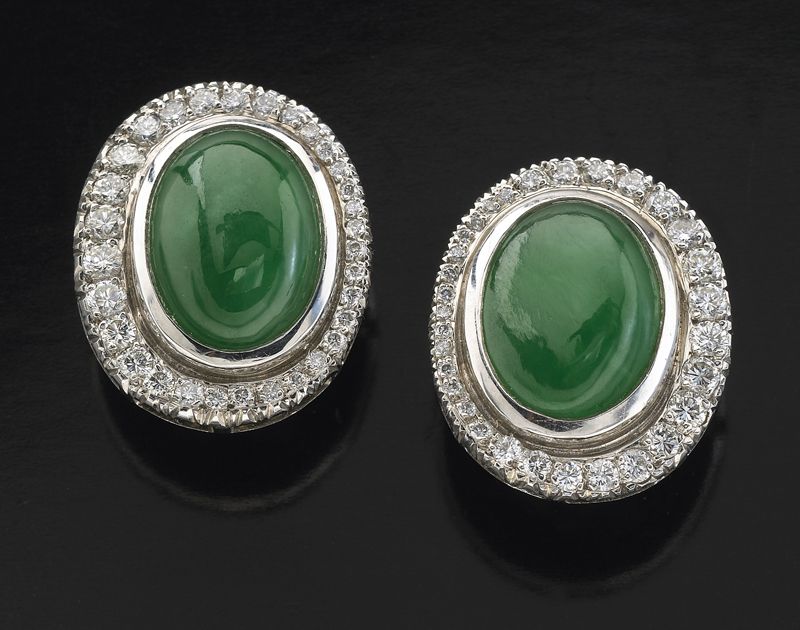 Platinum diamond and green GIA