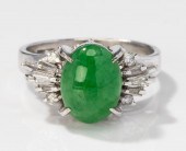 PLATINUM, DIAMOND AND JADEITE