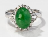 PLATINUM, DIAMOND AND JADEITE