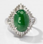 PLATINUM, DIAMOND AND JADEITE
