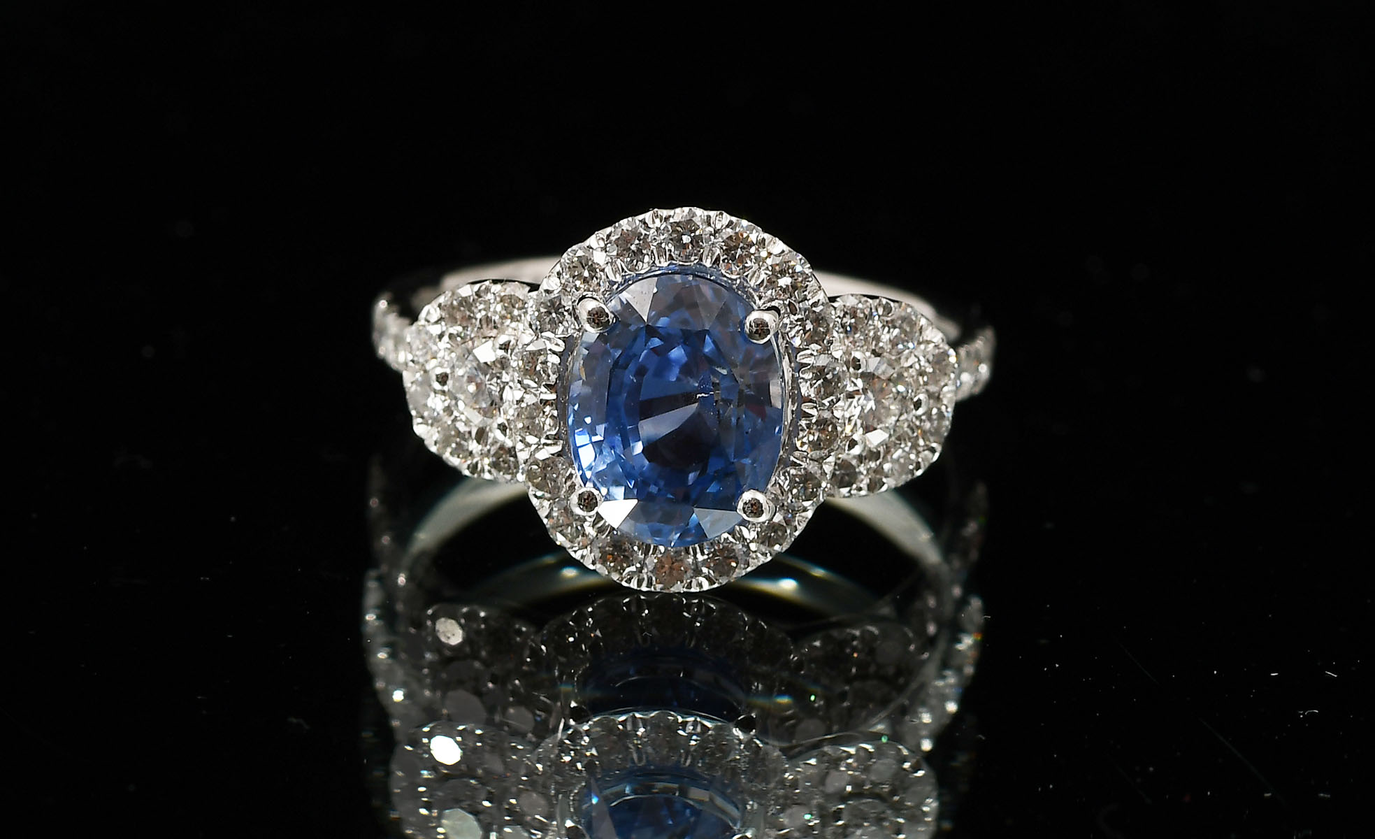 PLATINUM DIAMOND AND SAPPHIRE