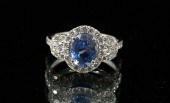 PLATINUM DIAMOND AND SAPPHIRE