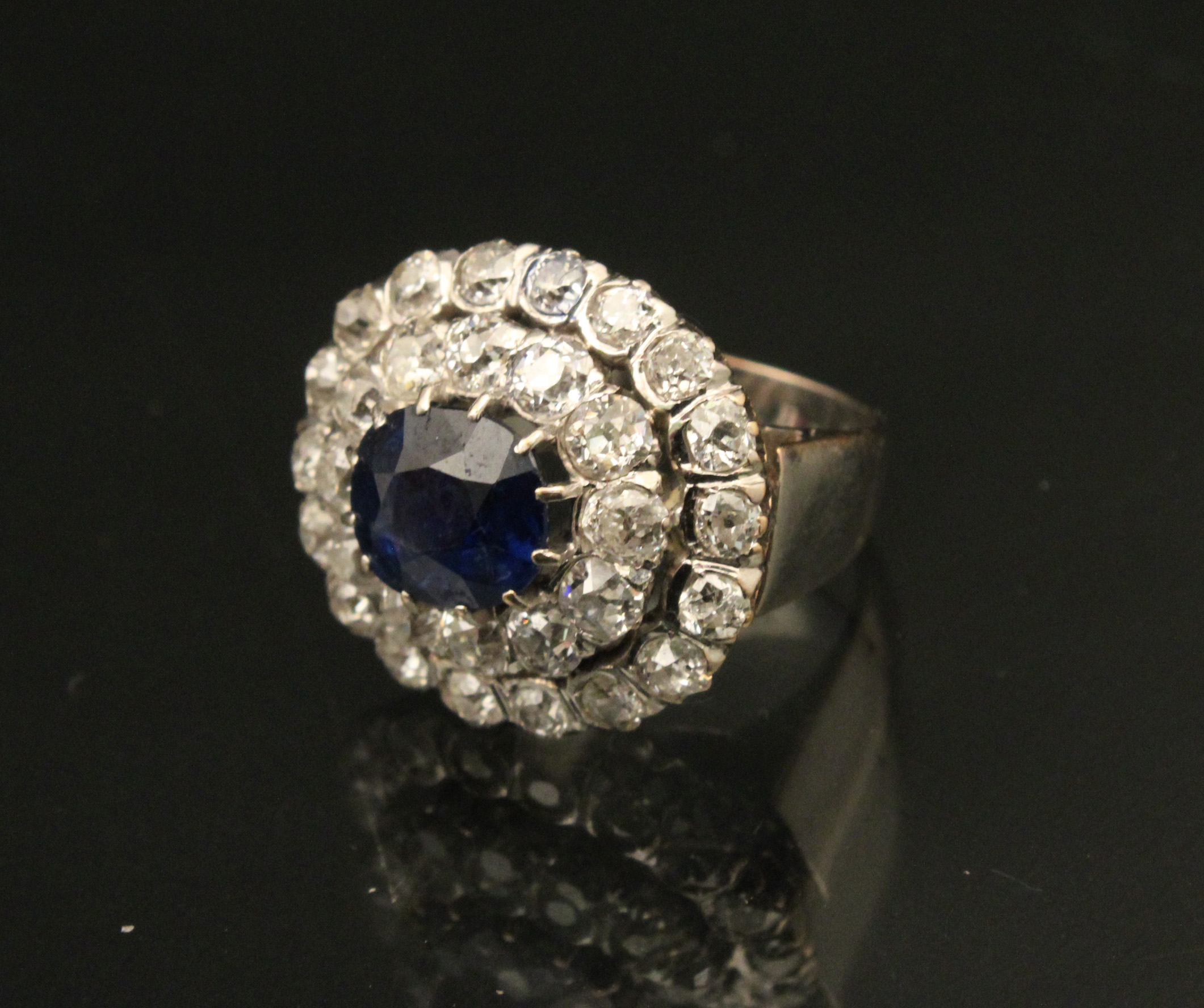 PLATINUM DIAMOND AND SAPPHIRE