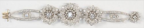 PLATINUM DIAMOND BRACELET SET