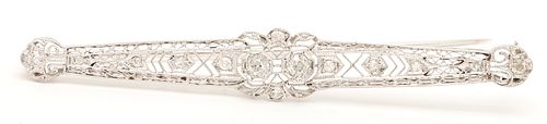 PLATINUM & DIAMOND BROOCHLadies
