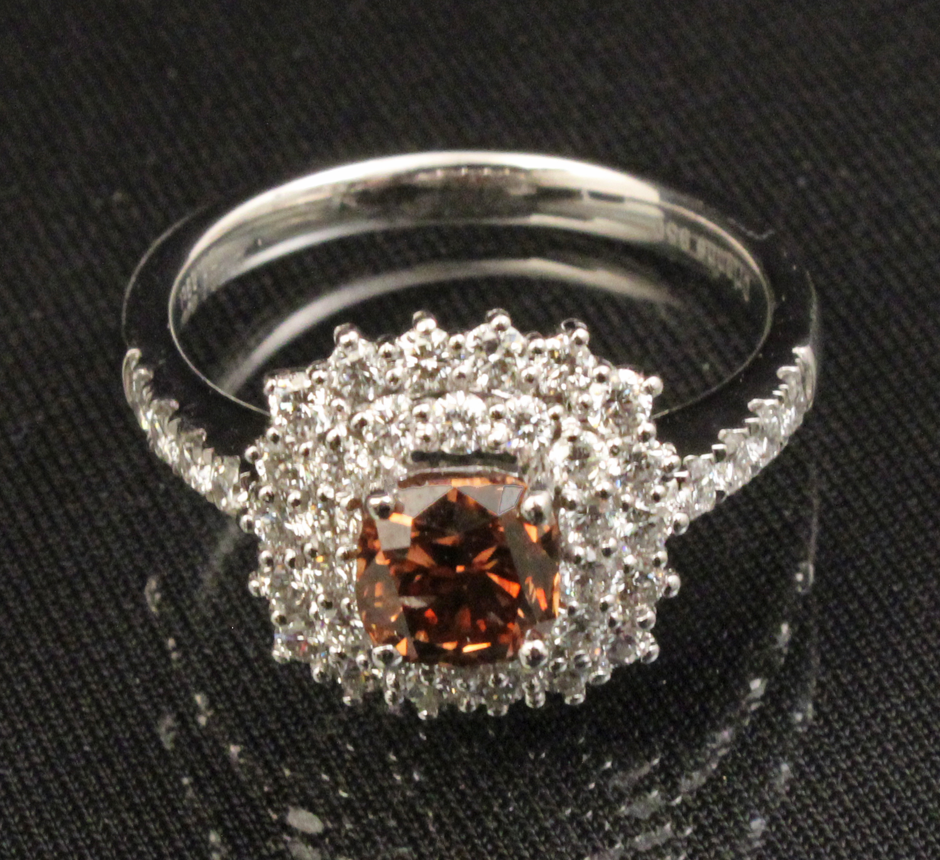 PLATINUM DIAMOND RING W/ 1.02 CT
