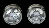 PLATINUM DIAMOND STUD EARRINGS