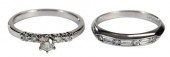 PLATINUM DIAMOND WEDDING SETen