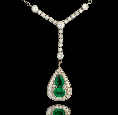 Platinum Emerald and Diamond