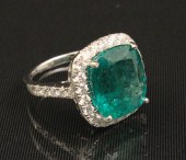 PLATINUM EMERALD AND DIAMOND R