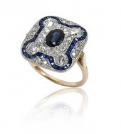 PLATINUM & GOLD 1920's ART DEC
