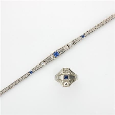 Platinum, Gold, Sapphire and