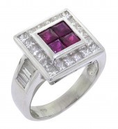 PLATINUM INVISIBLE SET DIAMOND