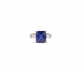 PLATINUM, KASHMIR SAPPHIRE, AN