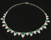 PLATINUM LADIES EMERALD AND DI