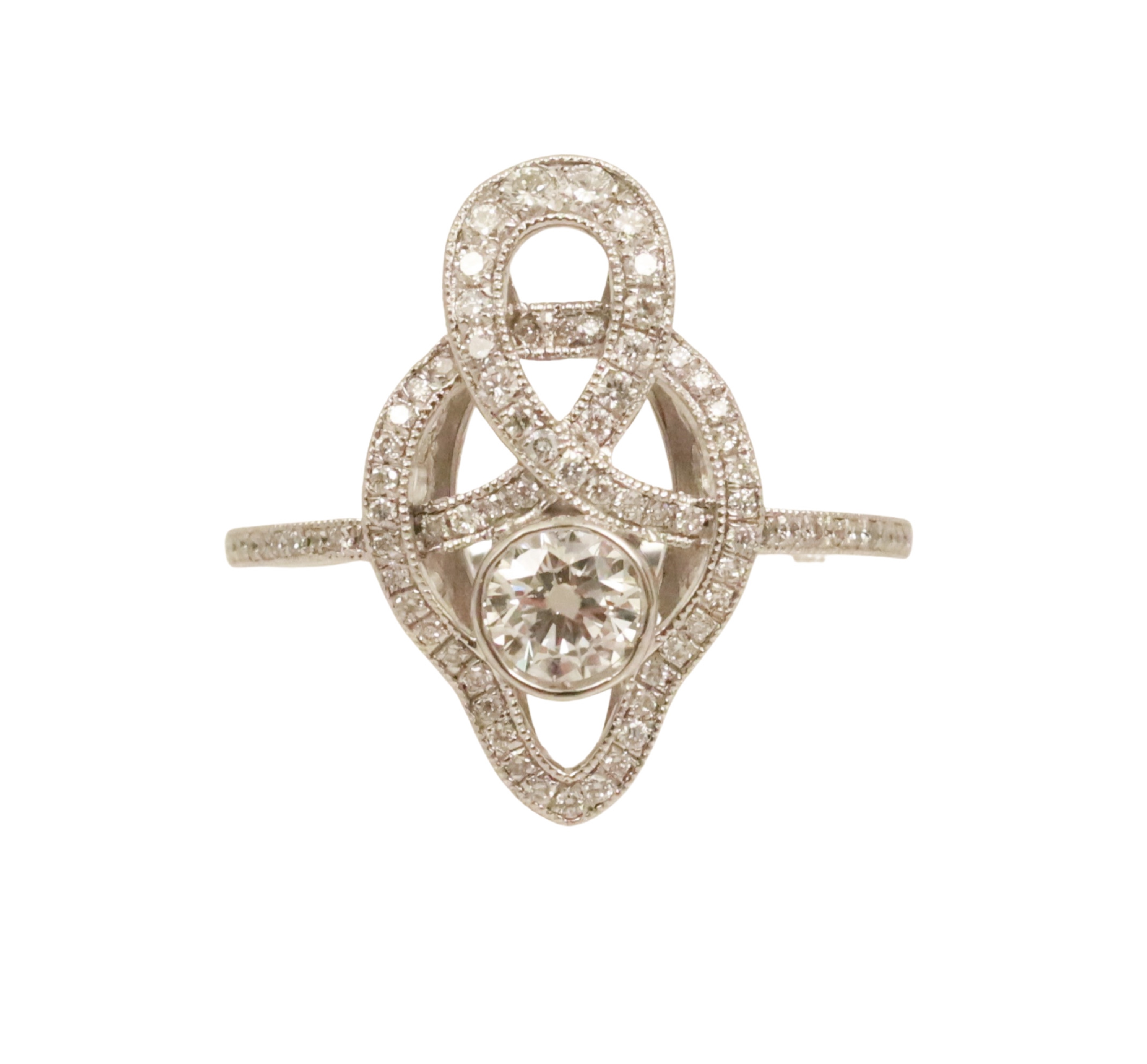 PLATINUM LADY'S DIAMOND RING