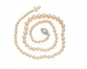 PLATINUM, NATURAL PEARL, AND D