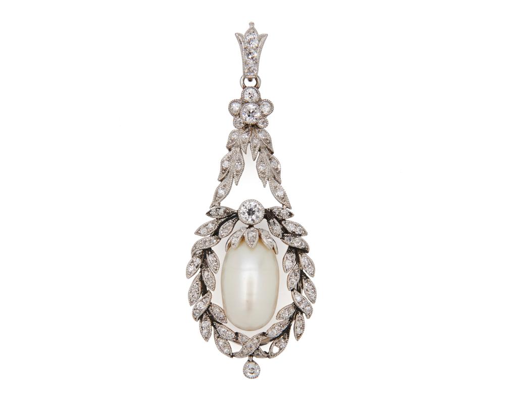 PLATINUM, NATURAL PEARL, AND