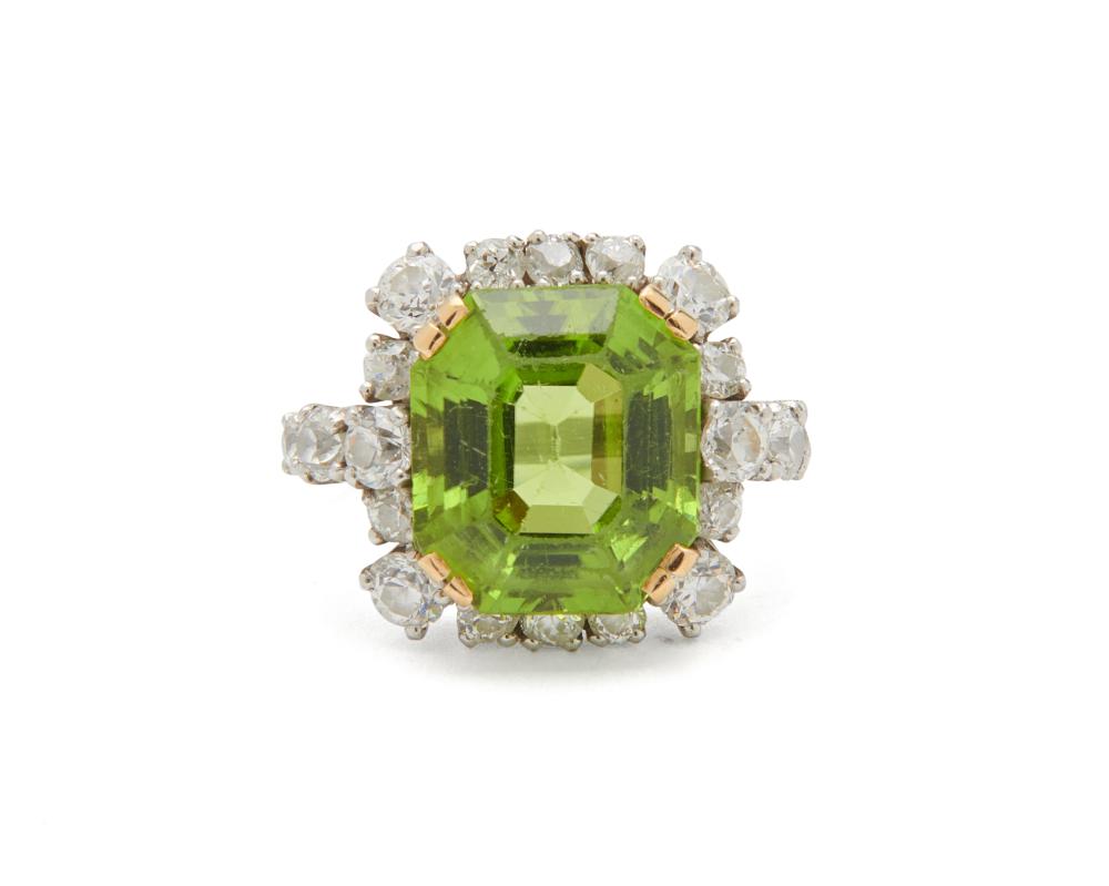 PLATINUM, PERIDOT, AND DIAMOND