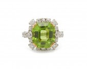 PLATINUM, PERIDOT, AND DIAMOND