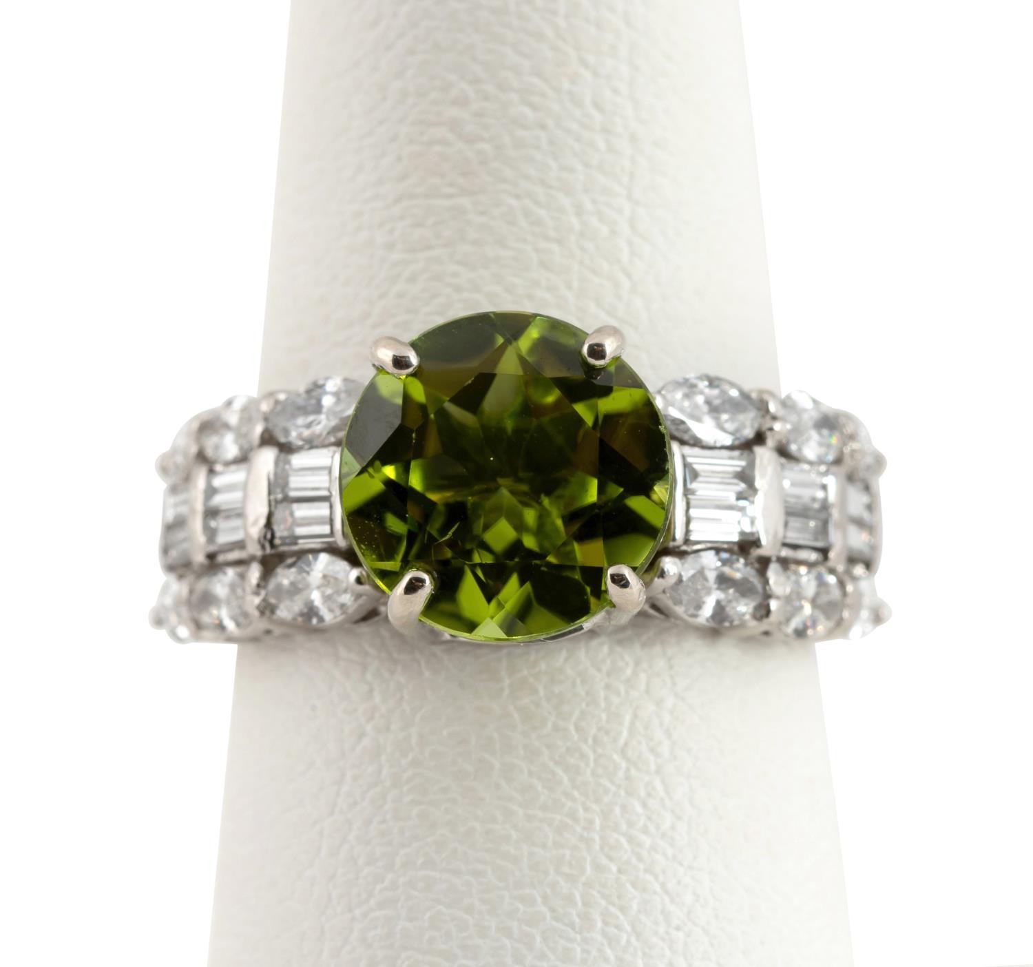 PLATINUM, PERIDOT & DIAMOND