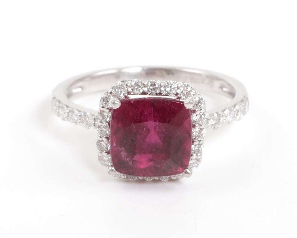 PLATINUM RUBELLITE TOURMALINE &