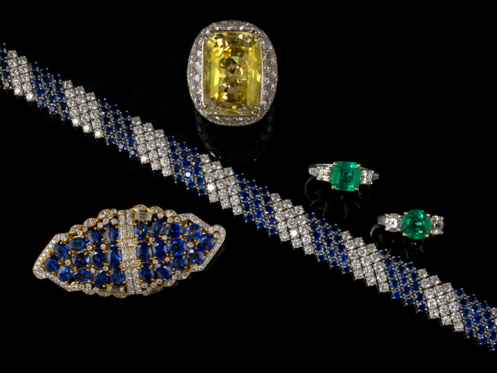 Platinum, Sapphire and Diamond