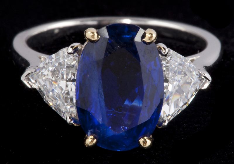 Platinum Sapphire and Diamond