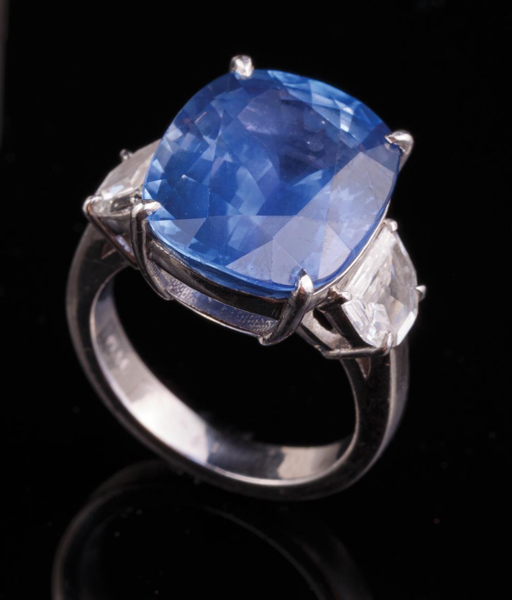 PLATINUM, SAPPHIRE AND DIAMOND