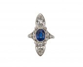 PLATINUM, SAPPHIRE, AND DIAMON