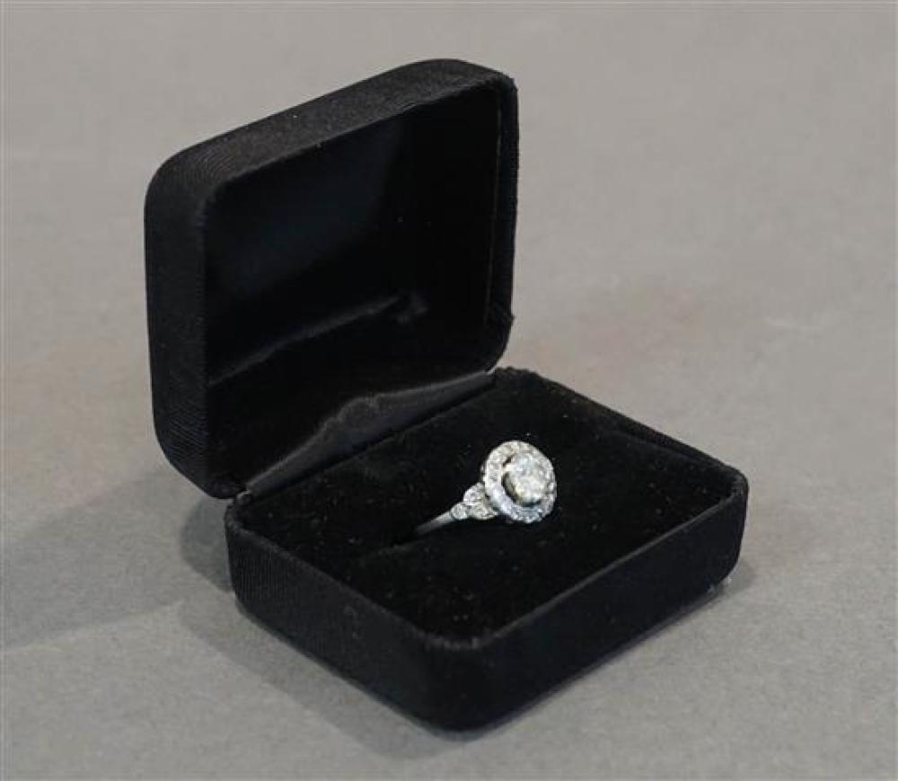 PLATINUM SOLITAIRE DIAMOND RING,