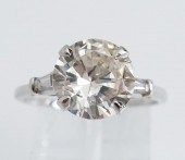 PLATINUM SOLITAIRE DIAMOND RIN