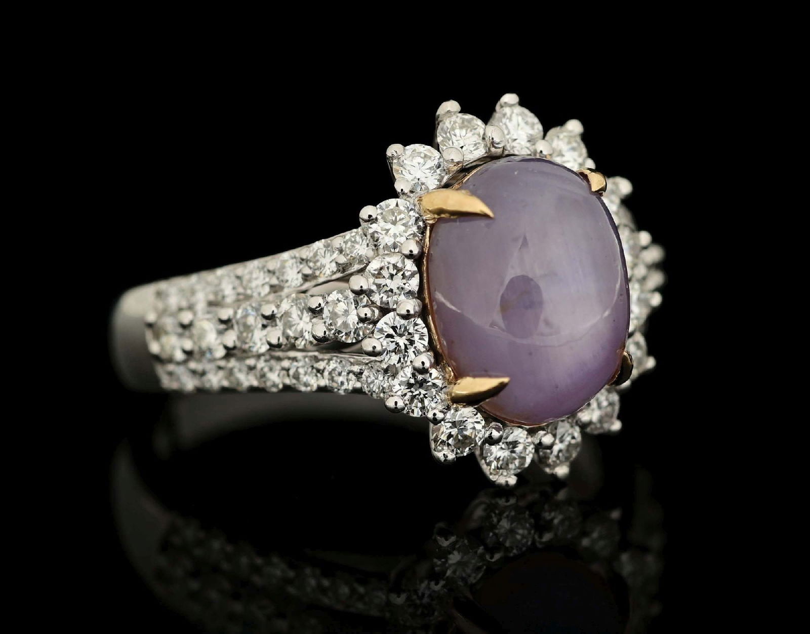PLATINUM STAR SAPPHIRE AND