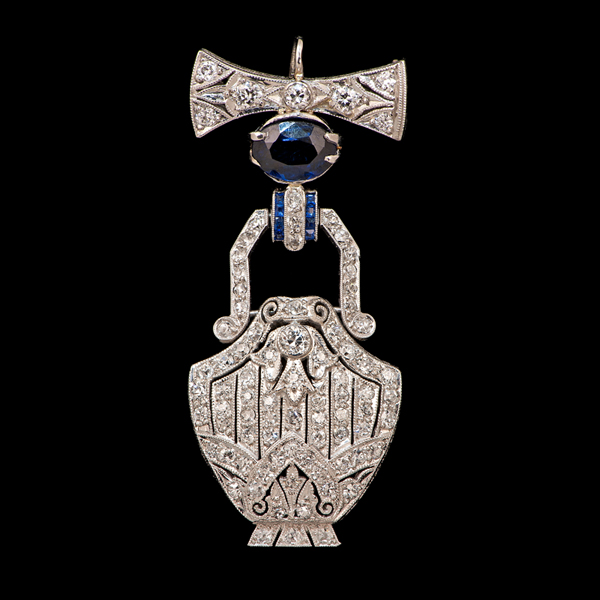 Platinum Synthetic Sapphire and