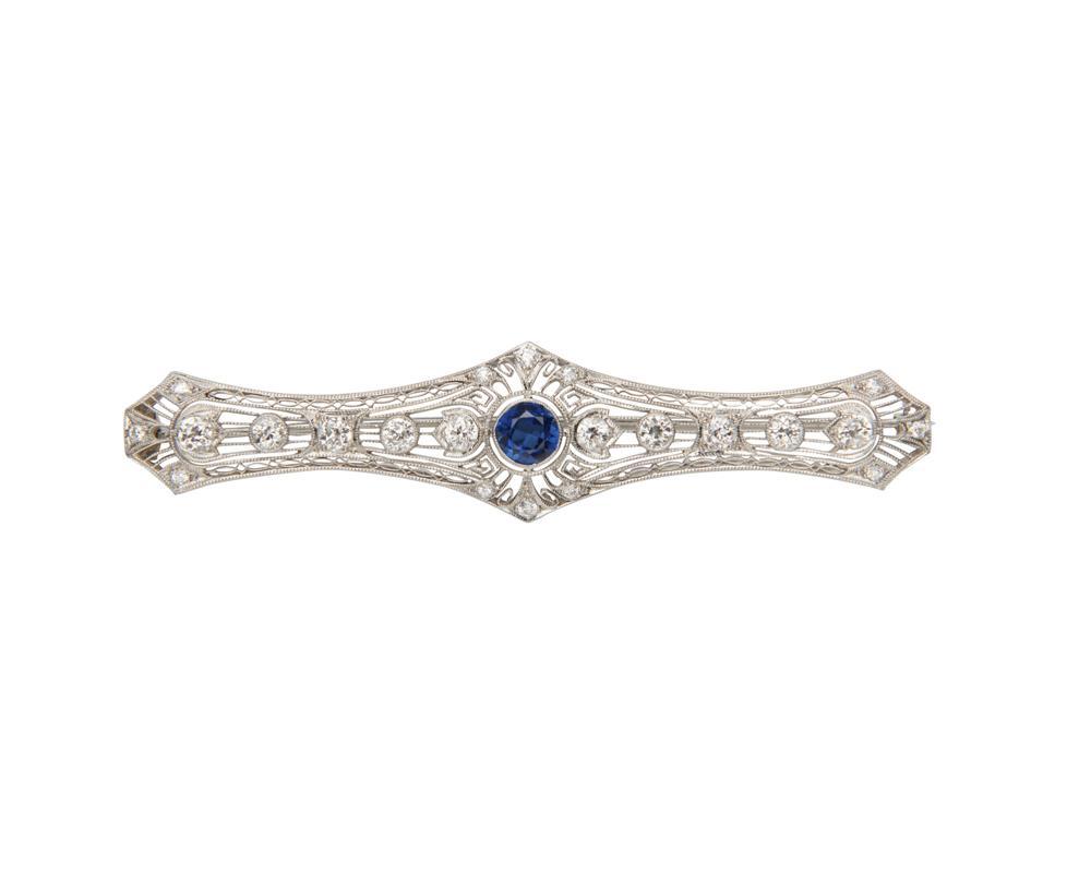 PLATINUM, SYNTHETIC SAPPHIRE, AND