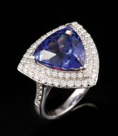 PLATINUM, TANZANITE AND DIAMON