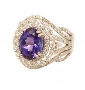 PLATINUM TANZANITE & DIAMOND R