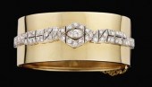 Platinum, yellow gold and diam