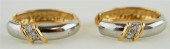 PLATINUM/18K YELLOW GOLD AND D