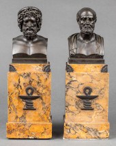 PLATO & ARISTOTLE BRONZE & MAR