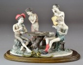 ''Playing Cards'' Capodimonte-