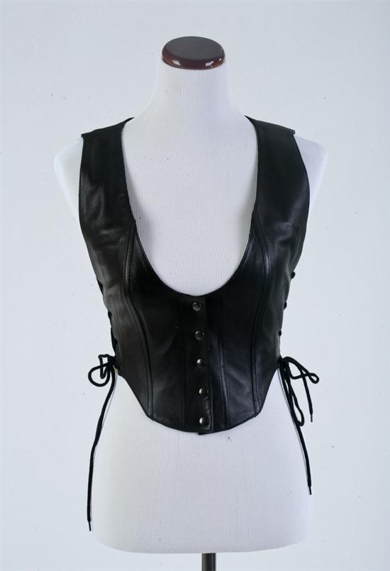 PLEIN SUD BLACK LEATHER LACE UP