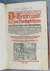 Plinius, published in Frankfur